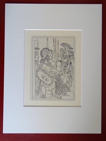 Pablo Picasso (1881-1973) - Acuerdo entre Guerreros