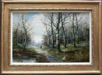 Karl Kaufmann (1843 - 1905) - Spring forest