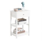 2dekans | SoBuy FBT46-W Nachtkastje - Wit - 2 Planken - 1, Ophalen of Verzenden, Nieuw