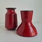 Vase - Faïence - Sept vases vintages, Antiquités & Art