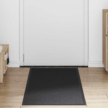 vidaXL Deurmat 60x150 cm zwart, Verzenden, Nieuw