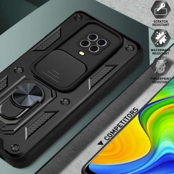 Xiaomi Redmi Note 10 (5G) - Armor Hoesje met Kickstand en, Verzenden, Nieuw