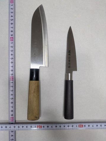 Keukenmes - Staal, Hout - Japan - Traditioneel Wa-deba mes,