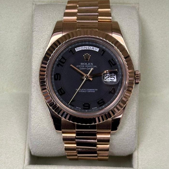 Rolex - Day-Date - 218235 - Homme - 2013, Handtassen en Accessoires, Horloges | Heren