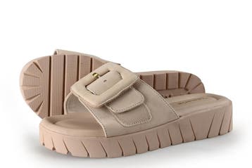 Tamaris Muiltjes in maat 38 Beige, Tamaris, Verzenden, Beige, Zo goed als nieuw