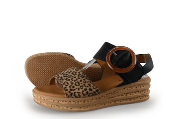 Gabor Sandalen in maat 37 Zwart, Kleding | Dames, Verzenden, Zwart, Gabor, Sandalen of Muiltjes