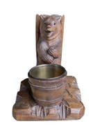 Asbak - Hout - Black Forest Bear