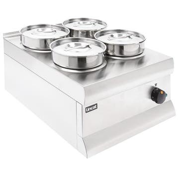Bain Marie | 0.75kW | RVS | Incl. 4x 4,5L potten |, Verzenden, Nieuw in verpakking