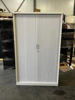 Roldeurkast - Archiefkast - 195 x 120 x 47 cm - Wit - Nieuw, 100 tot 150 cm, Verzenden, Nieuw, Metaal