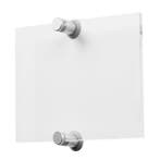 Deurbord | ELITE | RVS/Plexiglas | A5-Formaat | Incl., Verzenden, Nieuw in verpakking