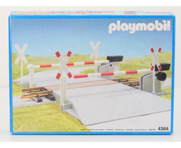 Playmobil 4364 overweg bijna compleet OVP #9975, Ophalen of Verzenden, Gebruikt