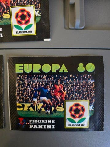 1980 Panini Europa 80 Originele verpakking - 3 Pack -, Nieuw