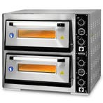 Pizzaoven | Elektrisch | 6+6x Ø30cm | 85°C/455°C | 12kW, Verzenden