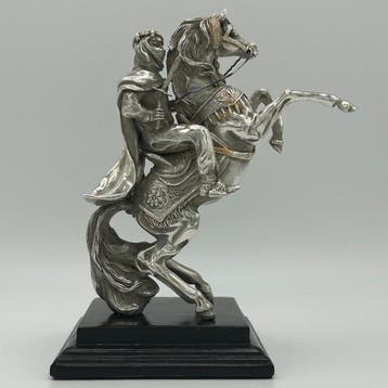 Fratelli Magrino - Dettagli vermeil - Beeld, Cavaliere arabo