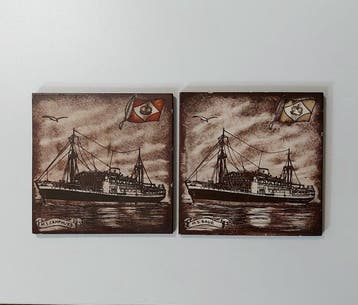 Tegel (2) - Nederlands-Indië - Sphinx Maastricht - 1940-1950
