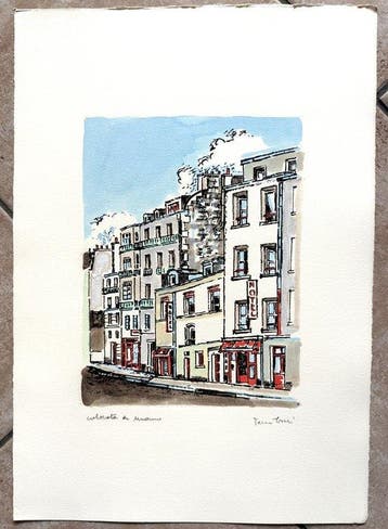 Orfeo Tamburi (1910-1994) - Case a Parigi