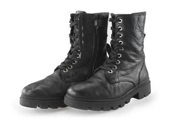 Sub55 Veterboots Meisjes in maat 34 Zwart, Verzenden, Jongen of Meisje, Schoenen, Nieuw