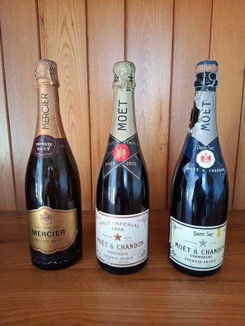1975 Moët & Chandon, Mercier, Brut Imperial / Private Brut /, Nieuw