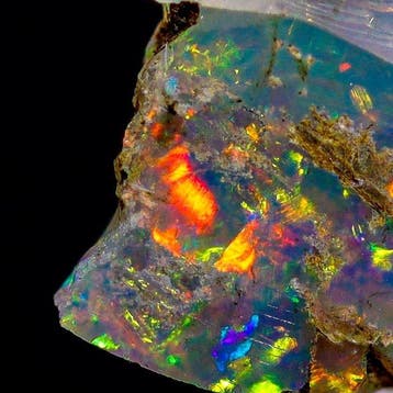 Australische BOULDER Opal • 1,95 ct • Mozaïek & Volledig