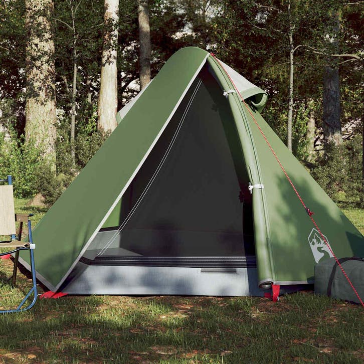vidaXL Koepeltent 2-persoons waterdicht groen, Caravanes & Camping, Tentes, Envoi