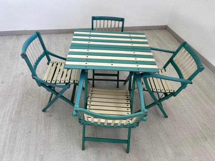 Fratelli Reguitti - Ensemble de sièges - Bois - Ensemble de, Antiek en Kunst, Curiosa en Brocante