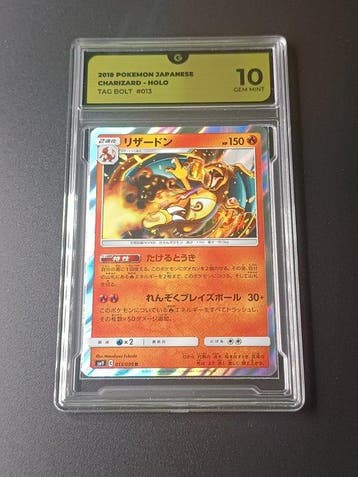 Pokémon - 1 Graded card - Charizard - GG 10 - Scarlet &