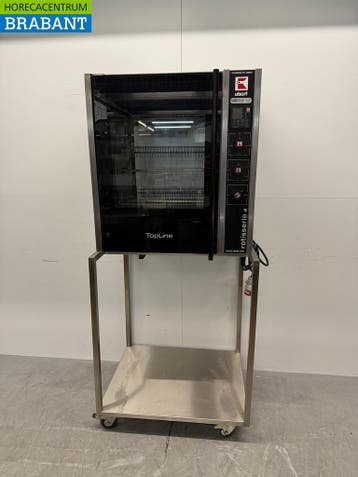 Gril à poulet Ubert RT-403 en acier inoxydable 3 paniers, Articles professionnels, Verzenden