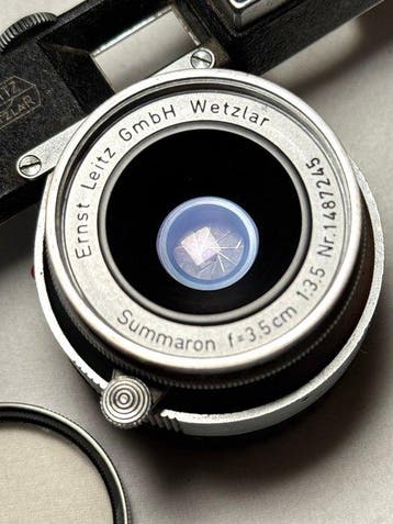 Leitz Summaron f=3.5cm 1:3.5 Nr.1487245 Cameralens, Verzamelen