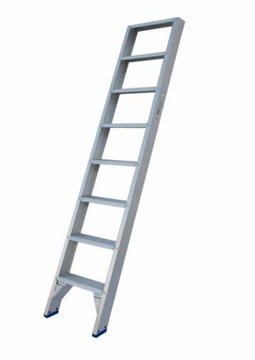 Solide enkele trap 8 treden  - 2.00 meter, Doe-het-zelf en Bouw, Ladders en Trappen, Nieuw, Trap, 2 tot 4 meter
