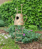 Beeldje - BIrdhouse - IJzer, Metaal