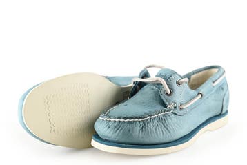 Timberland Bootschoenen in maat 38½ Blauw, Kleding | Dames, Schoenen, Timberland, Gedragen, Verzenden, Blauw