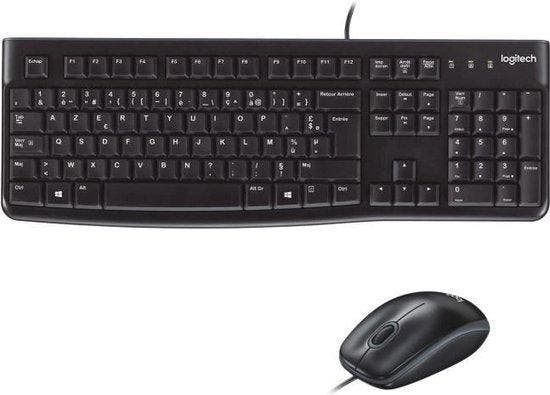 Toetsenbord  en muis- Frans Azerty Logitech MK120 -, Informatique & Logiciels, Souris, Envoi