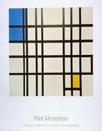 Piet Mondrian - Rhythm in Straight Line, 1942 - Artprint -, Antiquités & Art