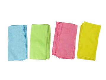 TM 12 Delige Microvezel Auto Droogdoek, Poets Handdoekenset, Verzenden, Nieuw