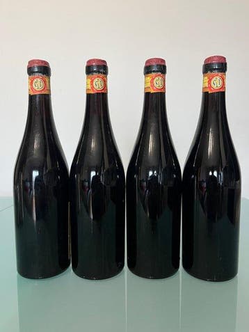 1961 Damilano, Vigneti Tenuta Canubio - Barolo - 4 Flessen, Nieuw