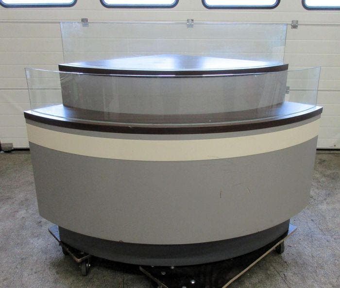 Balie, Verkoopbalie hoek, B104 x D104 x H116cm, Articles professionnels, Aménagement de Bureau & Magasin | Mobilier de bureau & Aménagement