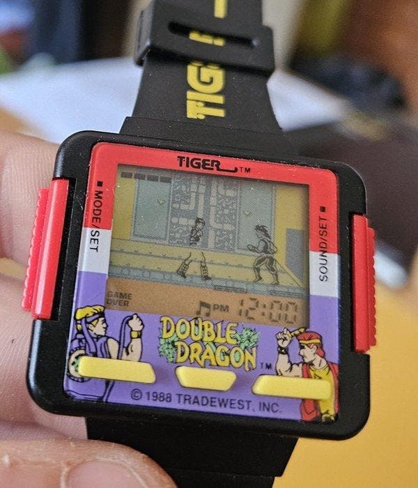 Tiger - Double Dragon Lcd Watch Game Gig Handheld -, Games en Spelcomputers, Spelcomputers | Overige Accessoires