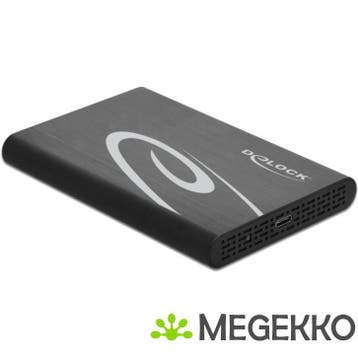 Delock 42610 externe behuizing voor 2,5  SATA HDD/SSD met, Computers en Software, Verzenden, Nieuw