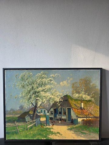H.Endlich (XX) - Drenthe, Antiek en Kunst, Kunst | Schilderijen | Klassiek