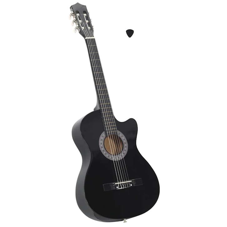 vidaXL Gitaar cutaway met 6 snaren western klassiek 38, Musique & Instruments, Instruments à corde | Guitares | Acoustiques, Envoi