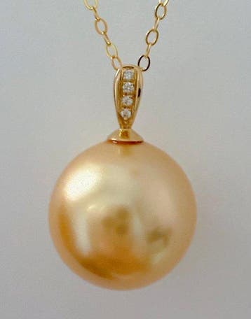 Zonder minimumprijs - Ketting met hanger - 18 karaat Geel