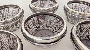 Murano - Tafelservies (6) - Glas, Zilver, Antiek en Kunst