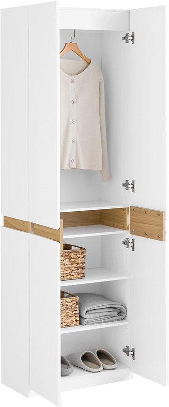 WOLTU Volato RG9478sz-3 Wandplank, wandboard, vrij zwevend, zwevende plank, hout, 60 x 22,9 x 3,8 cm, zwart