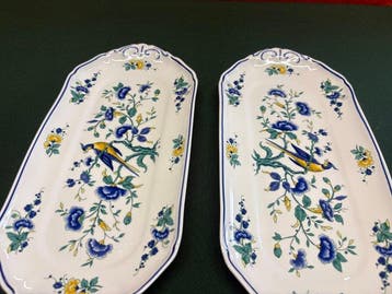 Villeroy & Boch - Schaal (2) - phoenix blauw - Porselein