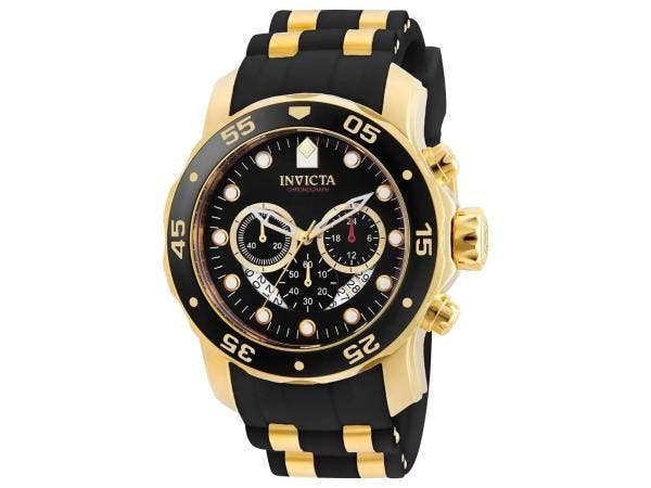 Veiling - Invicta Pro Diver SCUBA Watch - 48mm Gold Black, Bijoux, Sacs & Beauté, Montres | Hommes