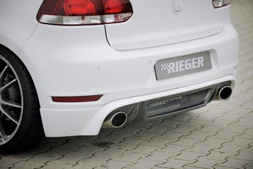 Rieger achteraanzetstuk | Golf 6 GTI - 3-drs., 5-drs., Cabri, Verzenden