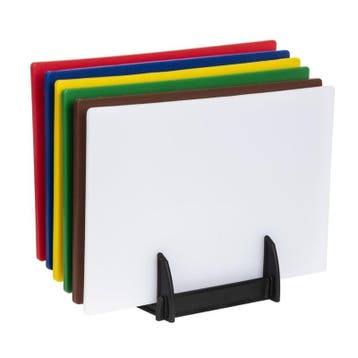Snijplankenset | LDPE | Meerdere Kleuren | 6 Stuks | Incl., Zakelijke goederen, Verzenden, Nieuw in verpakking