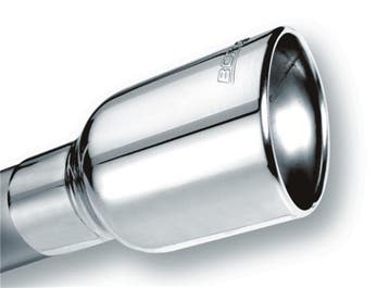 Borla Universal Polished Tip Single Round Rolled Angle-Cut, Ophalen of Verzenden, Nieuw