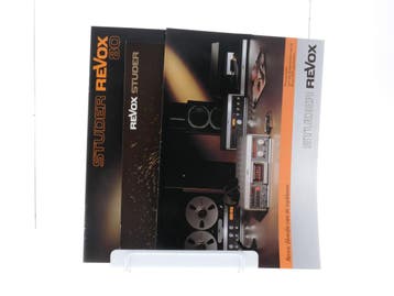 Set handleidingen Revox studer #4078, Ophalen of Verzenden, Zo goed als nieuw, Overige typen