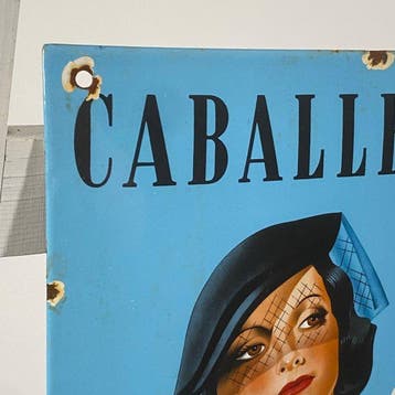 CABALLERO - Reclamebord - 30x20cm - Gemaakt van een dikke